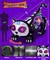 5 Ft Day of The Dead Halloween Inflatables Skeleton Black Cat with Sugar Skull